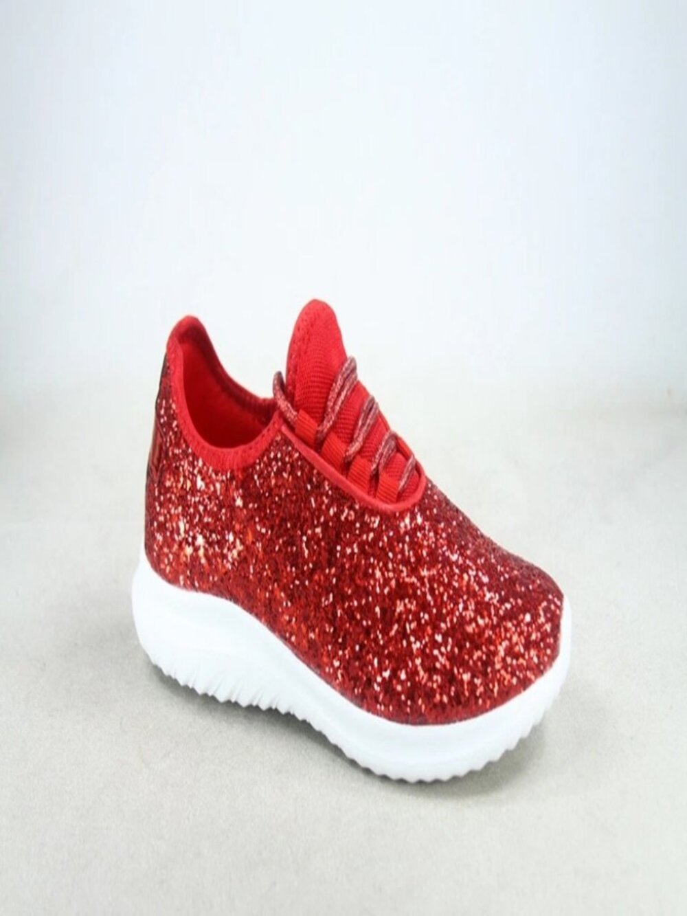 Women's Fashioin Glitter Sparkly Lightweight Metallic Tennis Sneaker Shoes - Picture 12 of 16